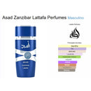 Asad Zanzibar Eau De Parfum Lattafa 100 Ml Masculino