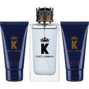 Kit Dolce & Gabbana Masculino Perfume King 100ml EDT + Gel de Banho 50ml + Gel de Barba 50ml